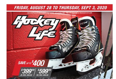 Pro Hockey Life Flyer August 28 to September 3