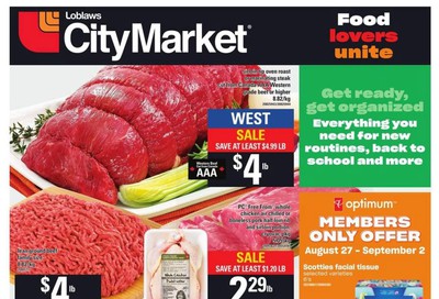 Loblaws City Market (West) Flyer August 27 to September 2