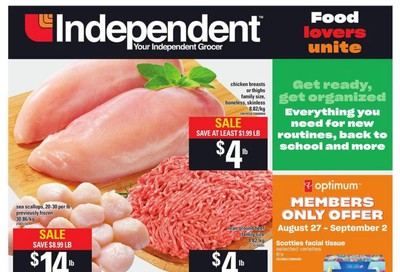 Independent Grocer (Atlantic) Flyer August 27 to September 2