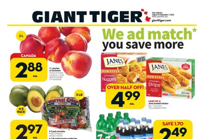 Giant Tiger (West) Flyer August 26 to September 1