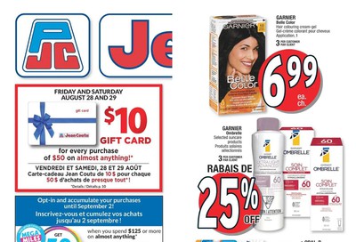 Jean Coutu (ON) Flyer August 28 to September 3