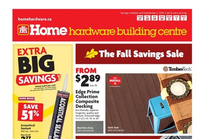 Home Hardware Building Centre (ON) Flyer August 27 to September 2
