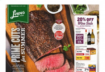 Lowes Foods Weekly Ad August 26 to September 1