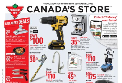 Canadian Tire (West) Flyer August 28 to September 3