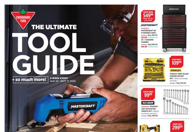 Canadian Tire Tool Guide August 28 to September 17