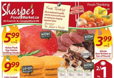 Sharpe's Food Market Flyer August 27 to September 2