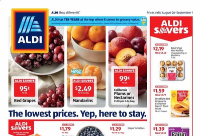 ALDI (KS, NC, VA) Weekly Ad August 26 to September 1