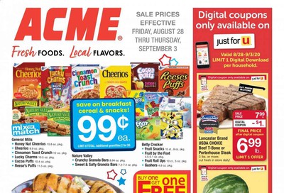 ACME Weekly Ad August 28 to September 3