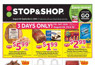 Stop & Shop (NY) Weekly Ad August 28 to September 3