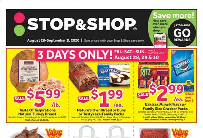 Stop & Shop (CT) Weekly Ad August 28 to September 3