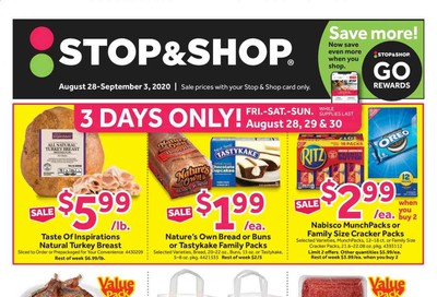 Stop & Shop (RI) Weekly Ad August 28 to September 3