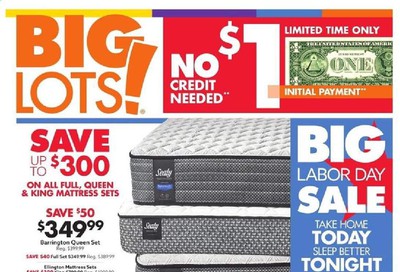 Big Lots Weekly Ad August 29 to September 12