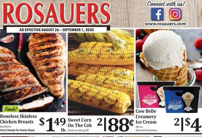Rosauers Weekly Ad August 26 to September 1