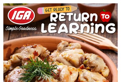 IGA (BC) Flyer August 28 to September 3 