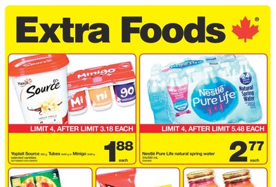 Extra Foods Flyer August 28 to September 3