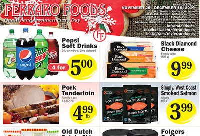 Ferraro Foods Flyer November 26 to December 16