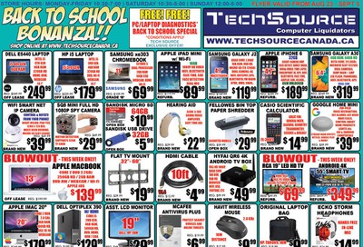 TechSource Flyer August 23 to September 6
