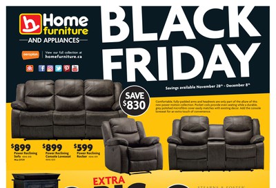 Home Furniture (ON) Black Friday Flyer November 28 to December 8, 2019
