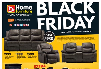 Home Furniture (BC) Black Friday Flyer November 28 to December 8, 2019