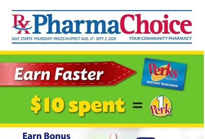 PharmaChoice (BC, AB, SK & MB) Flyer August 27 to September 2