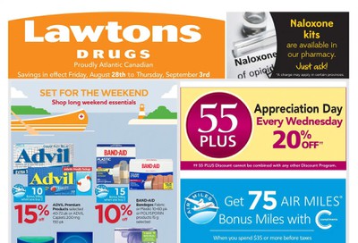 Lawtons Drugs Flyer August 28 to September 3