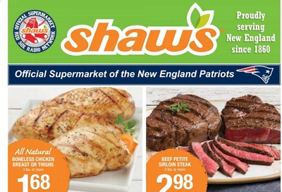 Shaw’s Weekly Ad August 28 to September 3