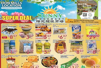 Sunny Foodmart (Don Mills) Flyer August 28 to September 3