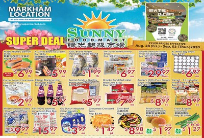 Sunny Foodmart (Markham) Flyer August 28 to September 3