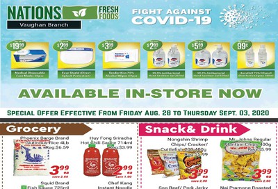 Nations Fresh Foods (Vaughan) Flyer August 28 to September 3