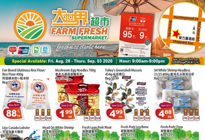 Farm Fresh Supermarket Flyer August 28 to September 3