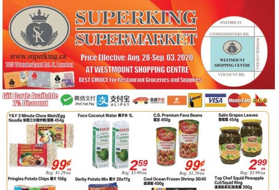 Superking Supermarket (London) Flyer August 28 to September 3