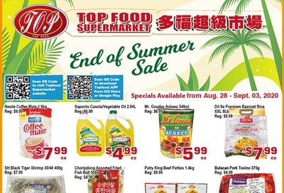 Top Food Supermarket Flyer August 28 to September 3