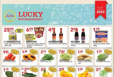 Lucky Supermarket (Calgary) Flyer August 28 to September 3