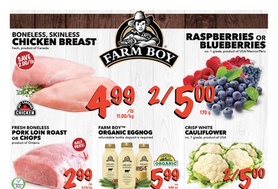 Farm Boy (Cornwall, Kingston, London, Oakville, Ottawa, Pickering, Toronto and Whitby) Flyer November 28 to December 4