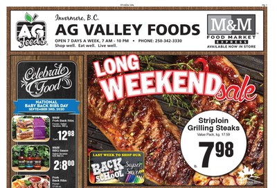 AG Foods Flyer August 28 to September 3