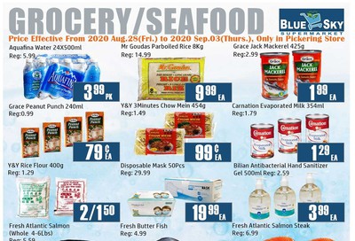 Blue Sky Supermarket (Pickering) Flyer August 28 to September 3