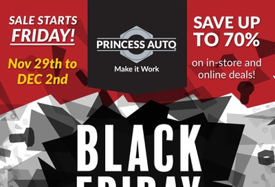 Princess Auto Black Friday Flyer November 29 to December 2, 2019