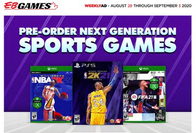 EB Games Flyer August 28 to September 3