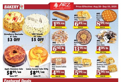 Arz Fine Foods Flyer August 28 to September 3