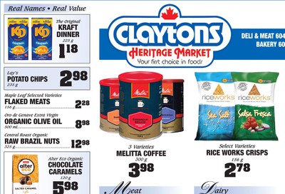 Claytons Heritage Market Flyer August 28 to September 3