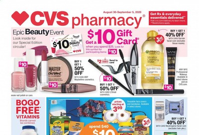 CVS Pharmacy Weekly Ad August 30 to September 5
