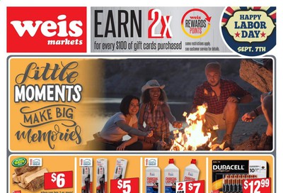 Weis Weekly Ad August 27 to October 1