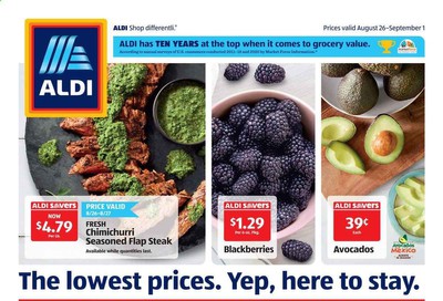 ALDI (CA) Weekly Ad August 26 to September 1