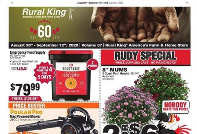 Rural King Weekly Ad August 30 to September 12