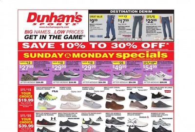 Dunham's Sports Weekly Ad August 29 to September 3