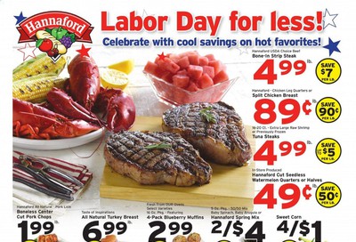 Hannaford (VT) Weekly Ad August 30 to September 5