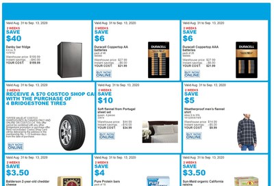 Costco (BC, AB, SK & MB) Weekly Savings August 31 to September 13