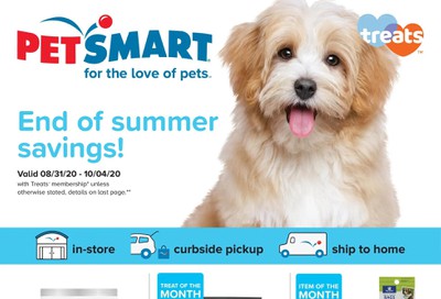 PetSmart Flyer August 31 to October 4