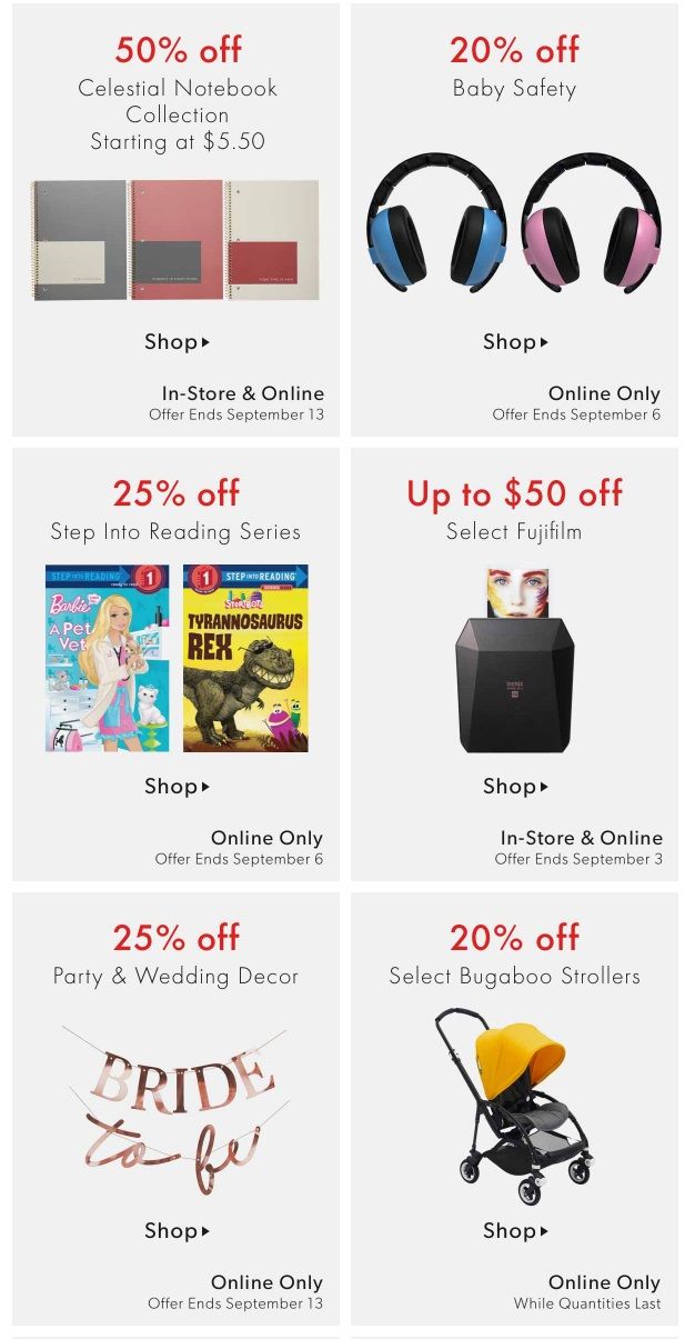 Chapters Indigo Online Deals of the Week August 31 to September 6