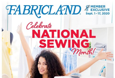 Fabricland (West) Flyer September 1 to 17